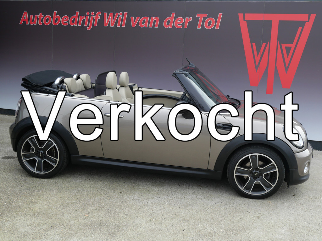 MINI Cooper Cabrio 1.6 CHILI | LEER | 89.000 KM | LIEFHEBBERSAUTO | NIEUWE APK!! 52412961-0.jpg | Autobedrijf Wil van der Tol