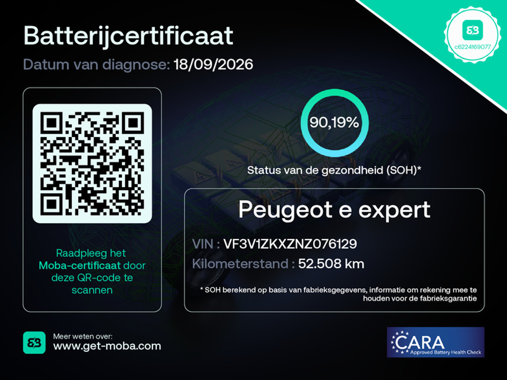 Peugeot e-Expert LONG PREMIUM 75 kWh | L3 | SOH 90% | CARPLAY | CRUISE | AIRCO!! 56782639-0.jpg | Autobedrijf Wil van der Tol